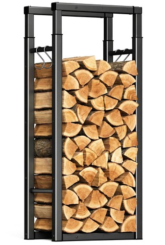 Adjustable metal firewood - metal, log