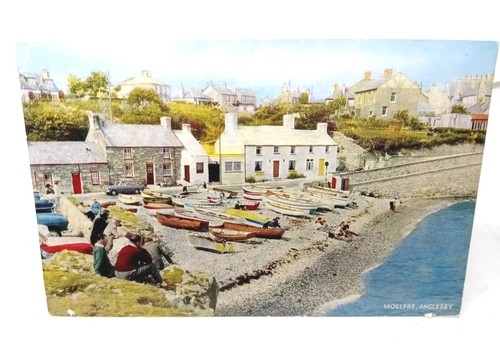 Boats the beach moelfre - the, at