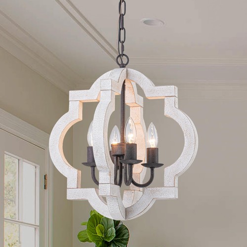 Oak farmhouse chandeliers - farmhouse,