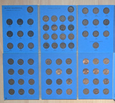 Lot of British halfpennies