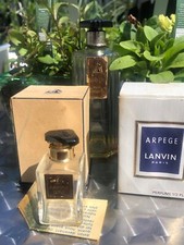 Two vintage Lanvin bottles, one fully boxed. pls read