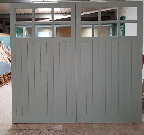 Insulated wooden garage doors - ,