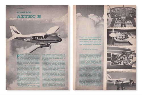 Piper aztec aircraft - aztec, report