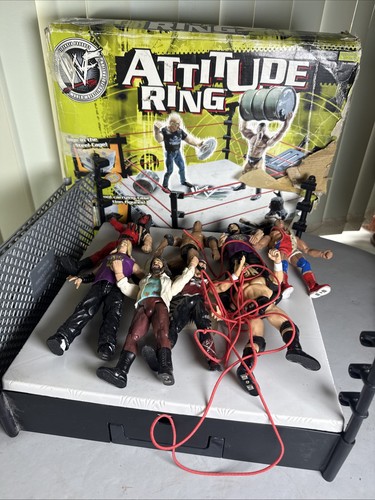 Wwf attitude wrestling ring - wwf,