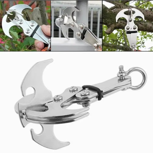 Folding grappling hook - folding,
