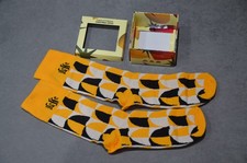 Limited Edition Leffe Logo Yellow Socks Christmas Gift Brand New in Box