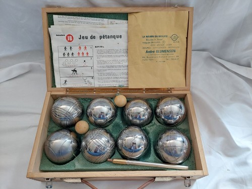 Vintage set chrome boules - 8,