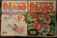 The Beano Comic Christmas Issues 1992 93 good condition