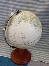 Vintage Globe With Countries