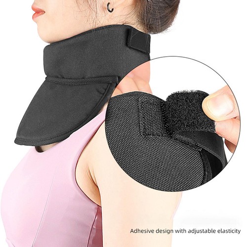 Hockey neck guard - guard, thickened