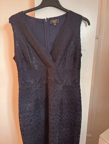 Lipsy navy lace sleeveless - lipsy,