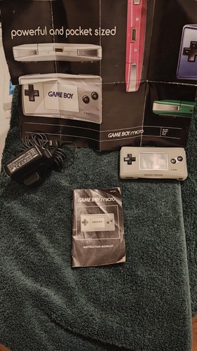 Nintendo gameboy micro - micro, silver