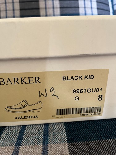 Mens barker shoes - black, kid