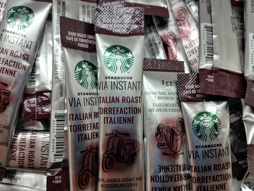 Starbucks via instant coffee - starbucks,