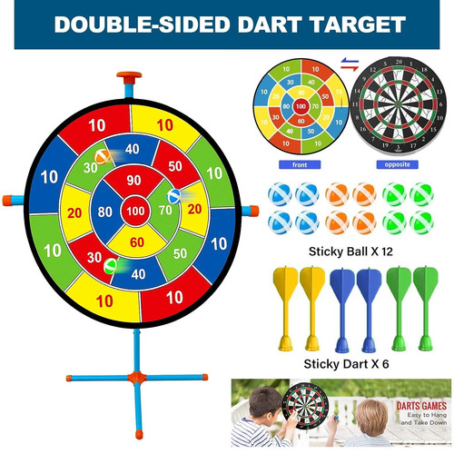 Dart board double sided - double,