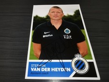 Stephan Van der Heyden hand signed Club Brügge Club autograph card