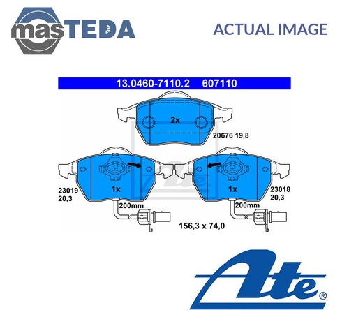 130460 71102 brake pads set - 130460-71102,