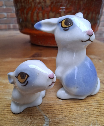 Wade pair blue - blue, ceramic