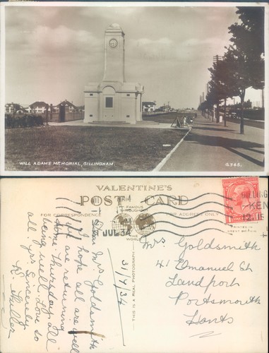 Will adams memorial - memorial, gillingham