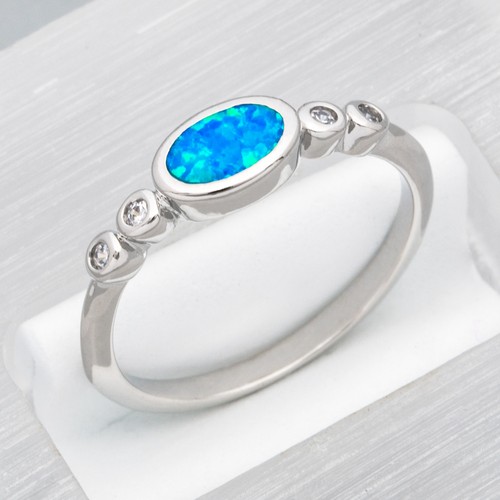Oval shape blue fire - shape,