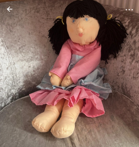 Handmade rag doll 50cm - doll, long