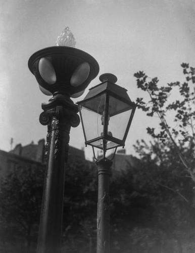 The new street lamp - , to