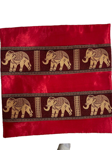 Thai silk cushion - silk,