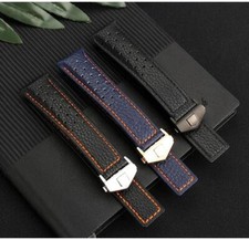 22mm leather watch strap - strap, band