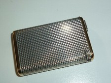Feudor Solid Silver Gas Lighter - Silver/Gold Case - 1930/40 - France - Rare