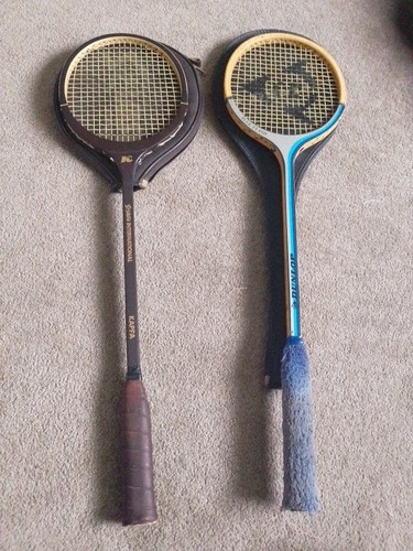 Two very rare vintage squash - very,