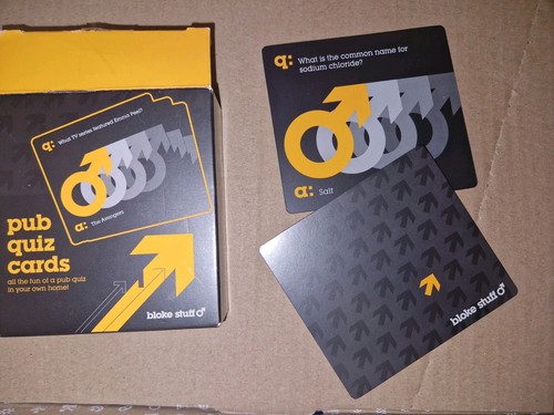 Pub quiz cards - pub, all