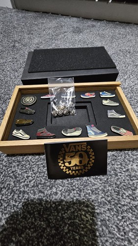 Vans fiftieth anniversary pin - anniversary,