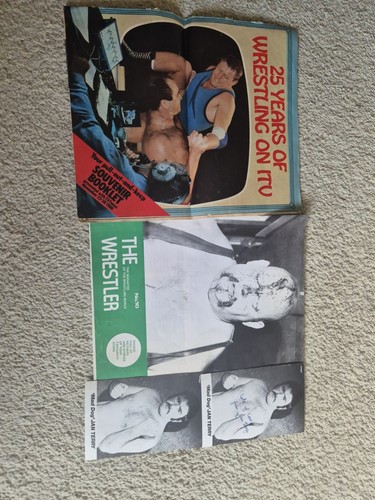 Wrestling memorabilia fron - wrestling,