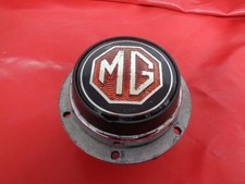  Early Mk1 Mgb / Mgc Alloy Steering Wheel Boss With Original Horn Push