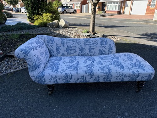 Antique 1800s chaise lounge - 1800s,