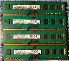 ? 32GB (=4x 8GB) DDR3-1600MHz Samsung Memory PC3-12800 Desktop RAM