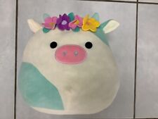 squishmallow - flower crown belana the cow squishmallow