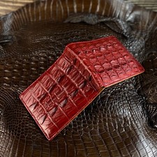 Men's Crocodile Red Leather