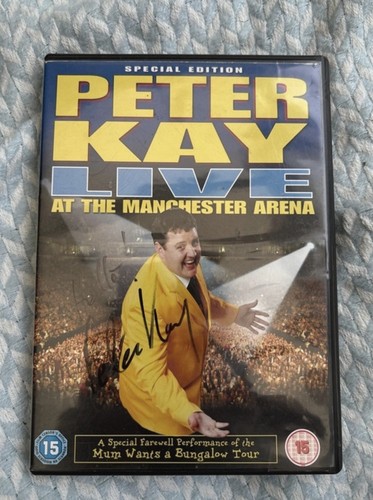 Signed peter kay dvd - signed, at