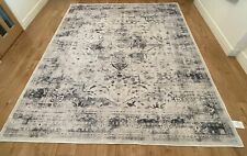 Sarrah Blue Quartz Rug 245x305 RRP £309 Huge XXLarge Machine Washable Ruggable