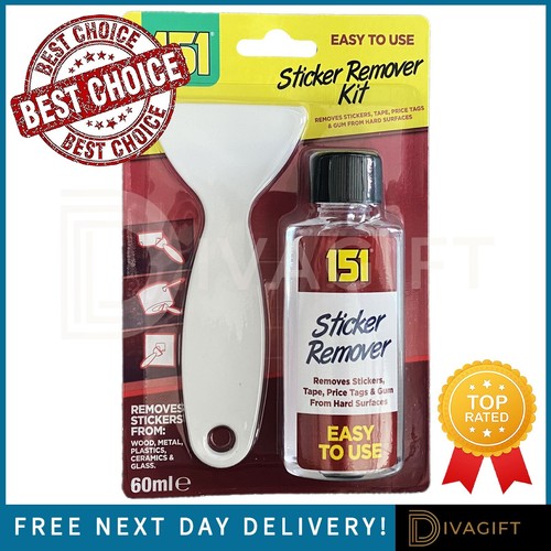 Sticker remover kit scraper - sticker,