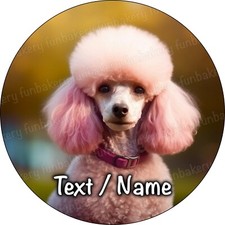 Poodle Dog Cake Topper Party