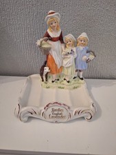 Vintage Porcelain Soap Dish - Yardley English Lavender Advertising Figure