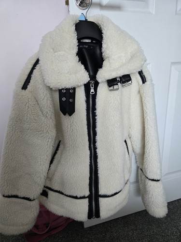 Ladies borg aviator jacket - borg,