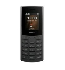 Nokia 105 4G 2nd Edition 2024 - Dual Sim / USB Type-C / Black / Unlocked - UK