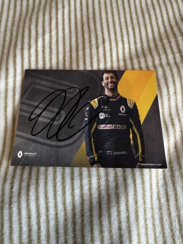 Daniel ricciardo signed - signed, driver