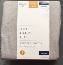 M&S Brushed Cotton Fitted