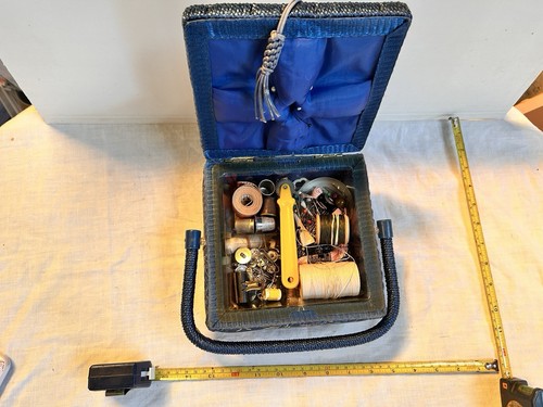 Vintage sewing set woven - sewing,