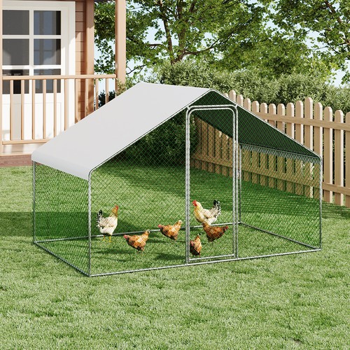 Metal walk chicken coop - metal,