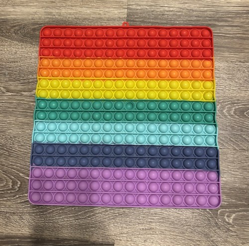 Giant rainbow square pop - rainbow,